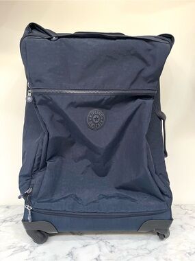 KIPLING DARCEY MEDIUM 4DX ROLLING LUGGAGE BAG WL4767 TRUE BLUE TONAL
